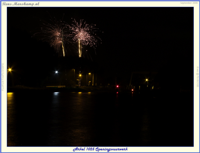 Rens Marskamp, Fotografie, Foto, RM photography, Arkel, 1025, Feestweek, Vuurwerk, 