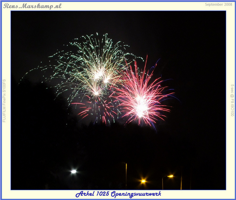 Rens Marskamp, Fotografie, Foto, RM photography, Arkel, 1025, Feestweek, Vuurwerk, 