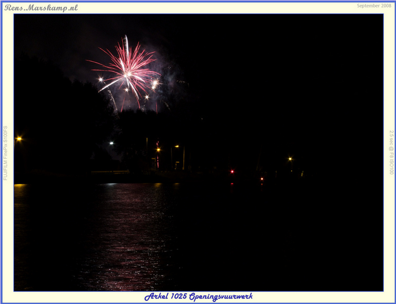 Rens Marskamp, Fotografie, Foto, RM photography, Arkel, 1025, Feestweek, Vuurwerk, 