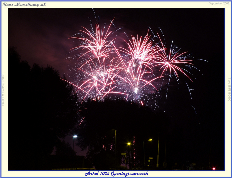 Rens Marskamp, Fotografie, Foto, RM photography, Arkel, 1025, Feestweek, Vuurwerk, 