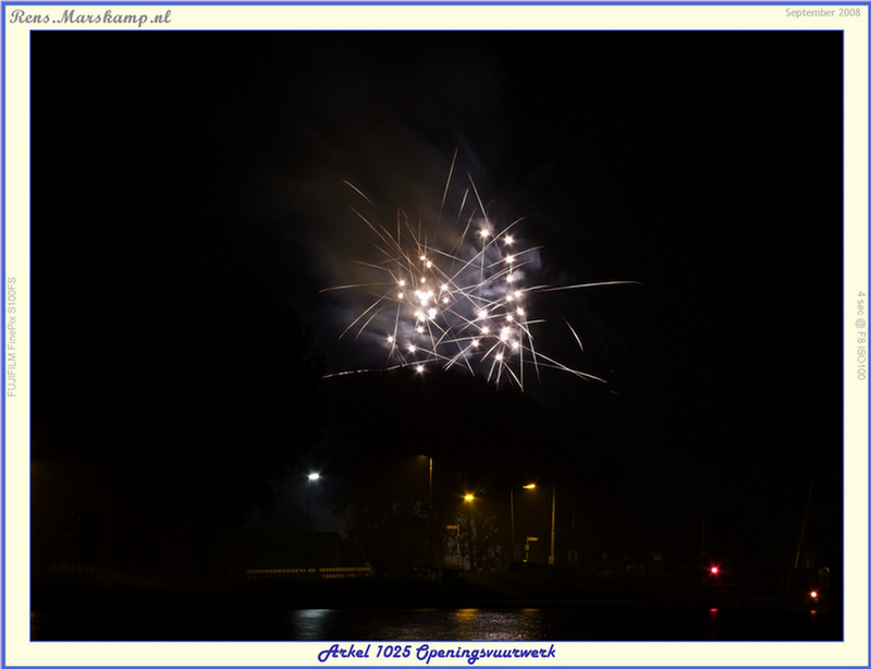 Rens Marskamp, Fotografie, Foto, RM photography, Arkel, 1025, Feestweek, Vuurwerk, 