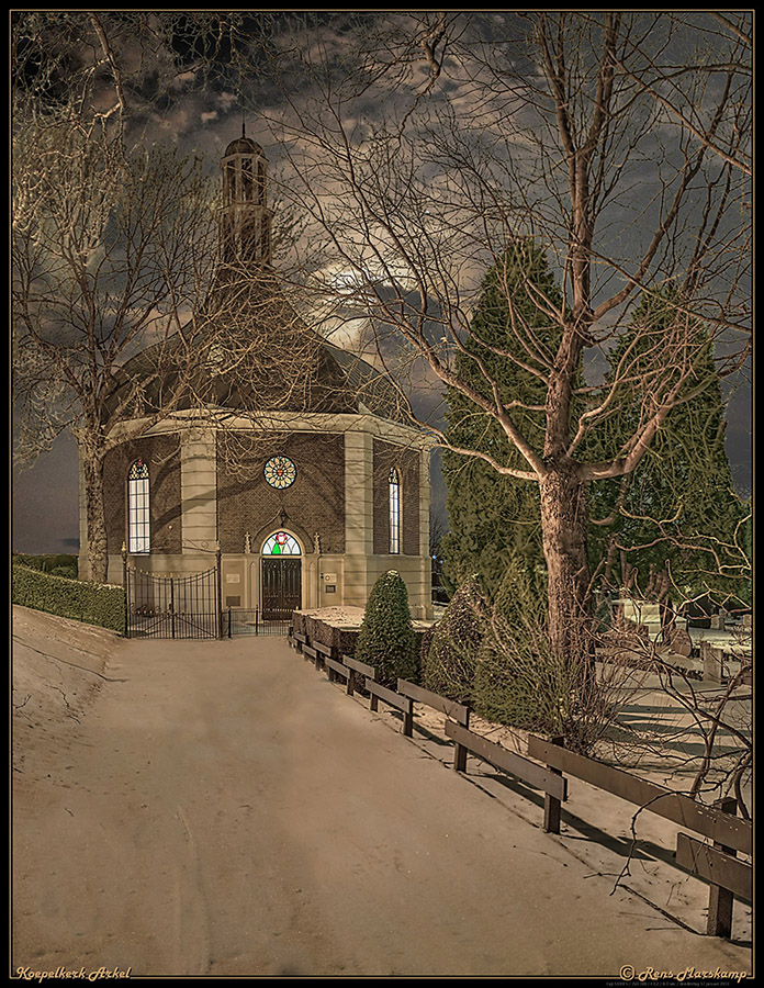 Rens Marskamp, Fotografie, Foto, RM photography, , Arkel, Koepelkerk, Avond, Nacht, HDR