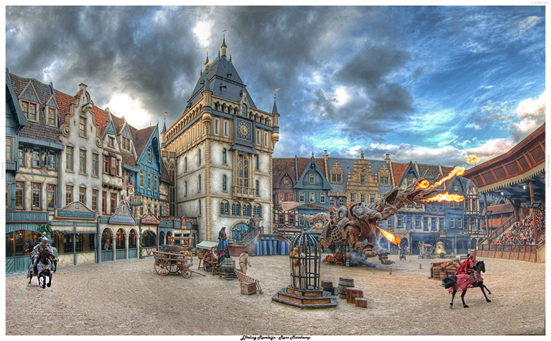 Rens Marskamp, Fotografie, Foto, RM photography, , Efteling, Raveleijn, Sprookje, Kaatsheuvel, HDR, Draak