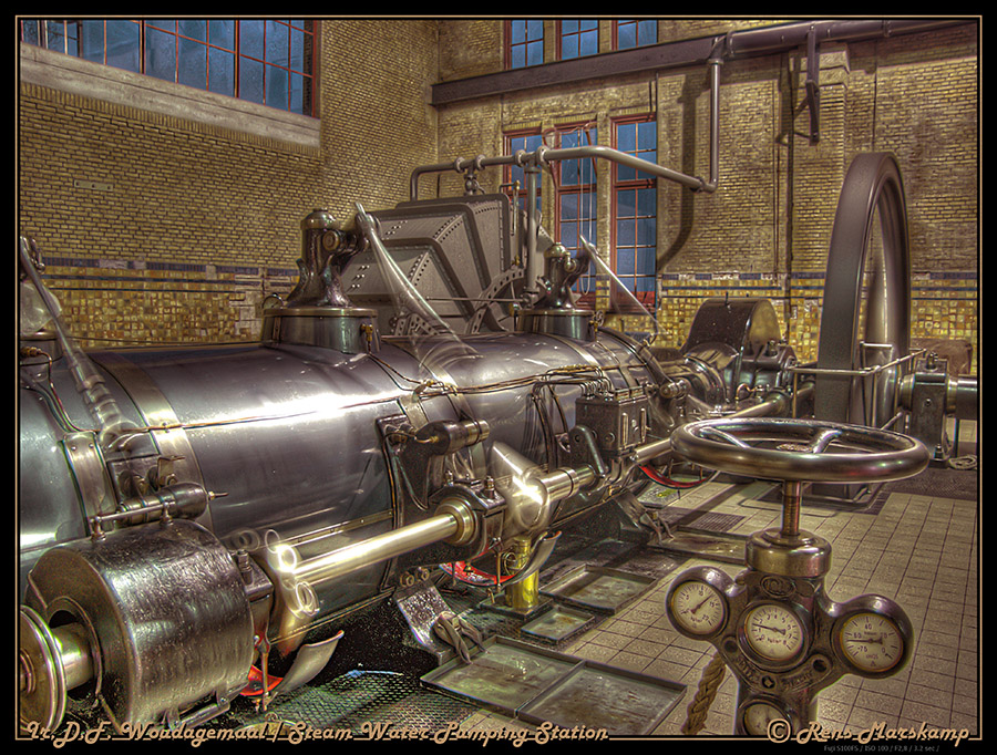 Rens Marskamp, Fotografie, Foto, RM photography, , Stoom, Lemmer, Woudagemaal, Friesland, HDR