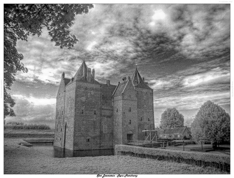 Rens Marskamp, Fotografie, Foto, RM photography, IR, Infrarood, loevestein, slot, kasteel, slot