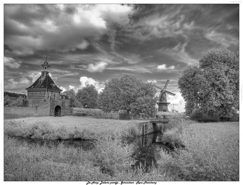 Rens Marskamp, Fotografie, Foto, RM photography, IR, Infrarood, Gorinchem,De Hoop,Dalemse Poort,Buiten de waterpoort