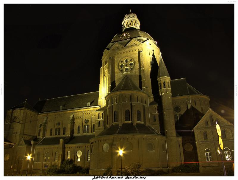 Rens Marskamp, Fotografie, Foto, RM photography, Nachtopname, Long Exposure, Nightshot, BAVO kerk, Raamsdonk