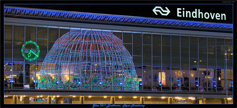 Rens Marskamp, Fotografie, Foto, RM photography, Nachtopname, Long Exposure, Nightshot, eindhoven, glow 2011, station