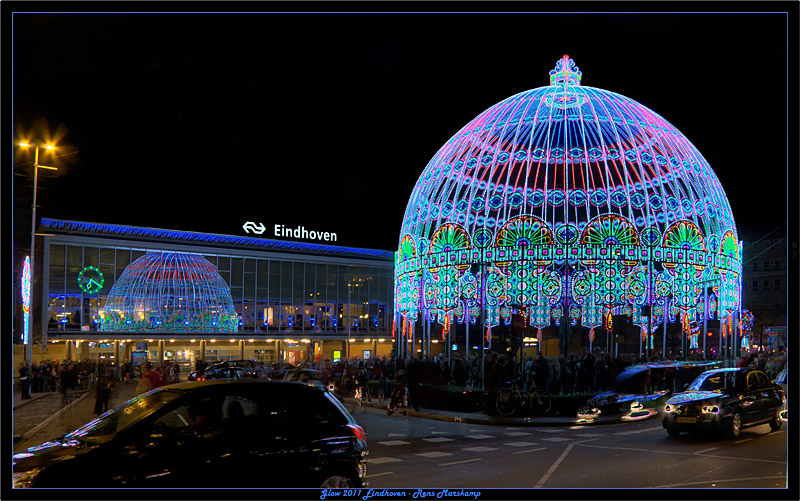 Rens Marskamp, Fotografie, Foto, RM photography, Nachtopname, Long Exposure, Nightshot, eindhoven, glow 2011, station