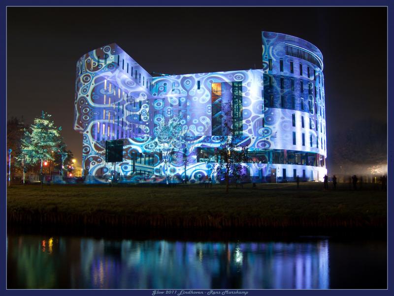 Rens Marskamp, Fotografie, Foto, RM photography, Nachtopname, Long Exposure, Nightshot, eindhoven, glow 2011, universiteit, TU eindhoven