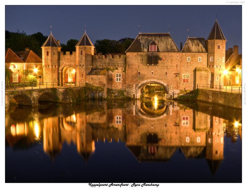 Rens Marskamp, Fotografie, Foto, RM photography, Nachtopname, Long Exposure, Nightshot, Koppelpoort, Amersfoort