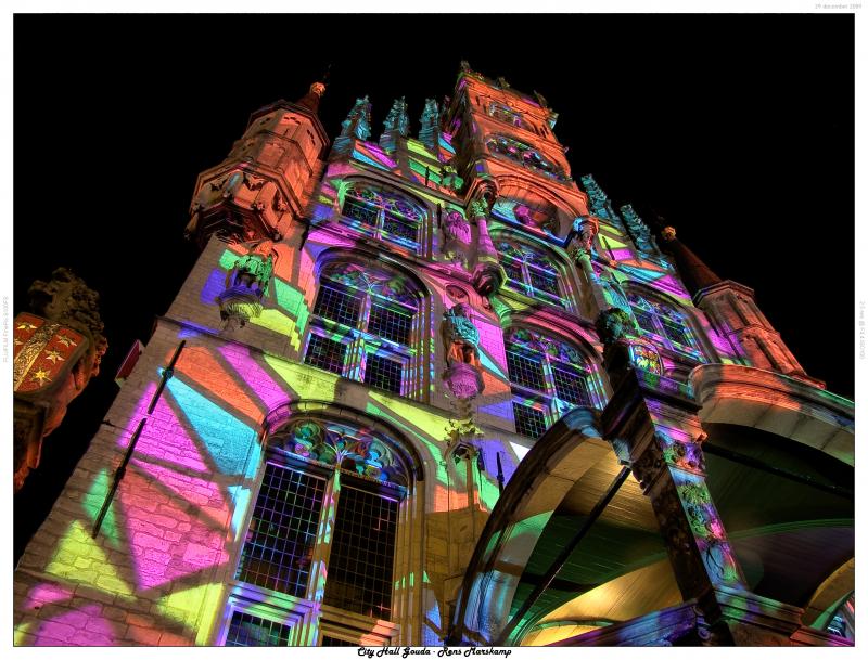 Rens Marskamp, Fotografie, Foto, RM photography, Nachtopname, Long Exposure, Nightshot, Stadshuis, City hall, Town hall, gemeentehuis, raadshuis, gouda, kunstlicht, Patrice Warrener , 