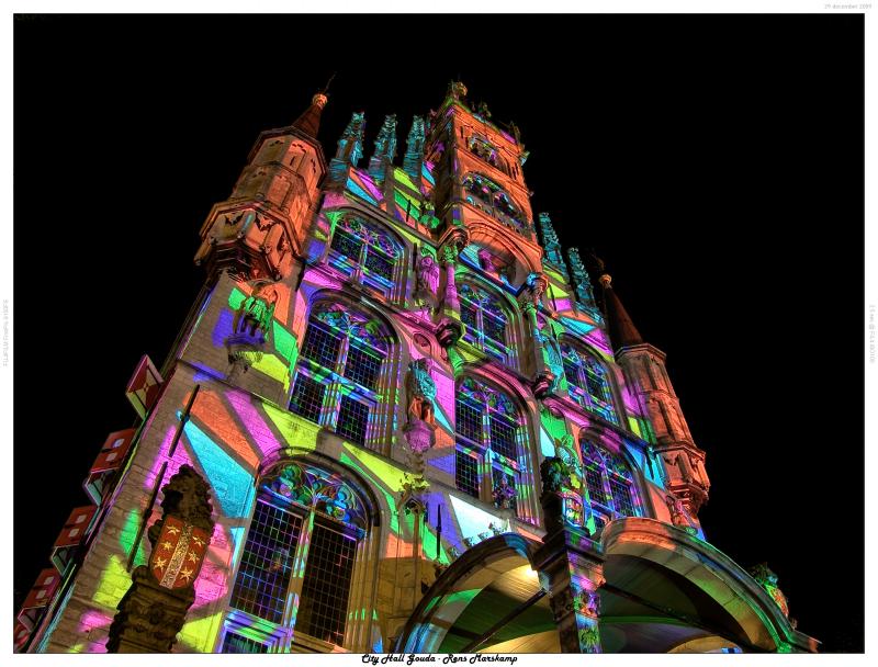 Rens Marskamp, Fotografie, Foto, RM photography, Nachtopname, Long Exposure, Nightshot, Stadshuis, City hall, Town hall, gemeentehuis, raadshuis, gouda, kunstlicht, Patrice Warrener , 