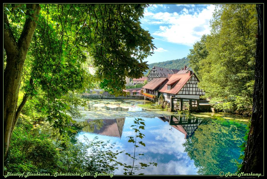 Rens Marskamp, Fotografie, Foto, RM photography, , Blautopf, Blaubeuren, Duitsland, Germany, blauw water, Blue Water